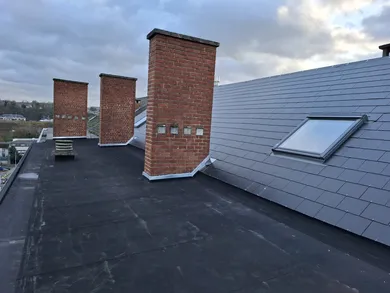 AFGT - Toiture plateforme en EPDM à jambes